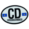 [Old Congo Democratic Oval Reflective Decal]