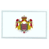 [Monaco State Ensign Flag Reflective Decal]